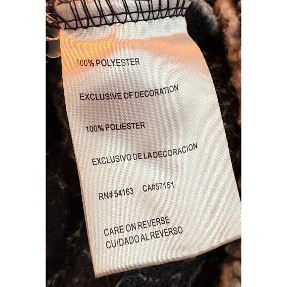 NFL Eagles Fleece Jacket Womens M Fuzzy Quarter Zip Gray White Pullover - Picture 7 of 7